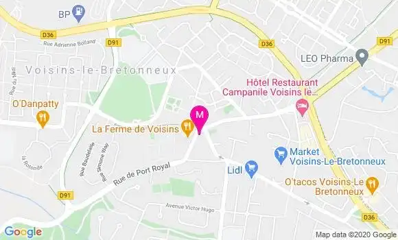 Localisation Dr Nicolas Raimond