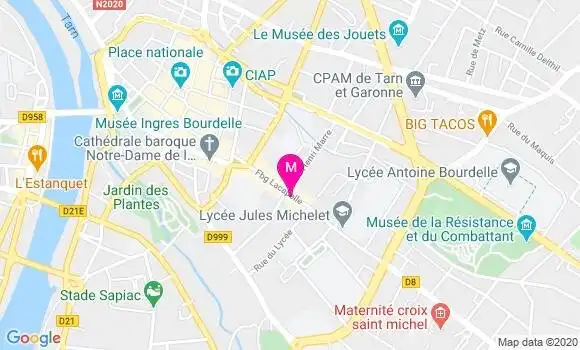 Localisation Dr Frédérique Mauco