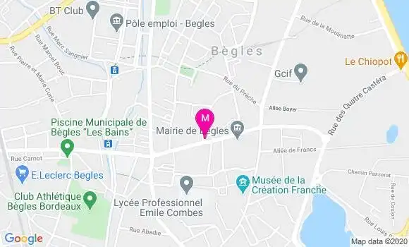 Localisation Dr Maylis Labernede