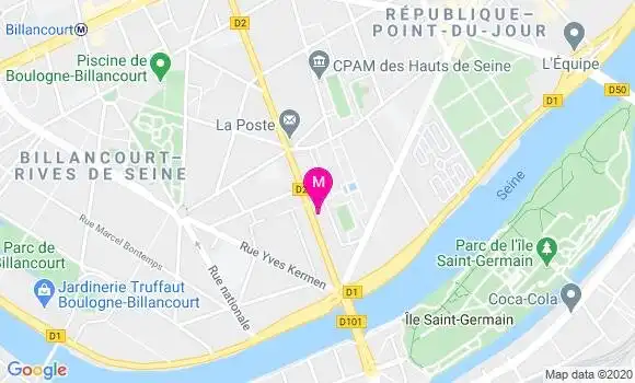 Localisation Dr Anouk Couerbe Guibal