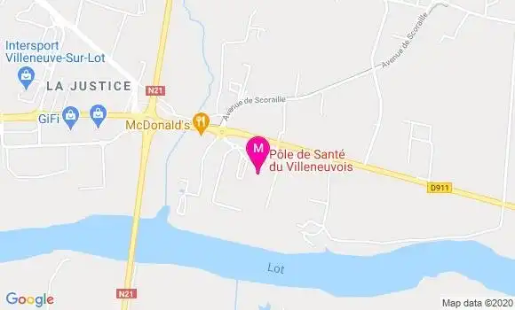 Localisation Dr Liliane Zafar
