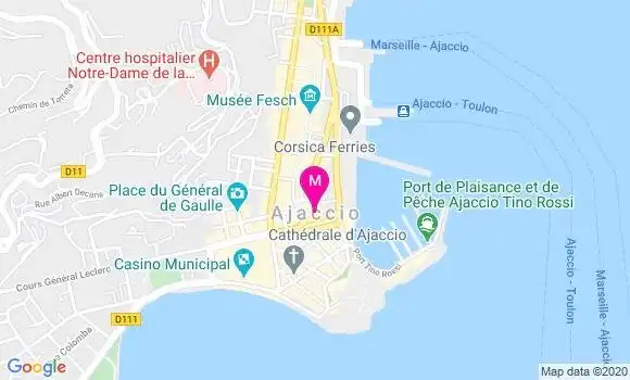 Localisation Dr Caroline Sansonetti