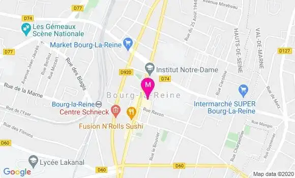 Localisation Dr Valerie Garez