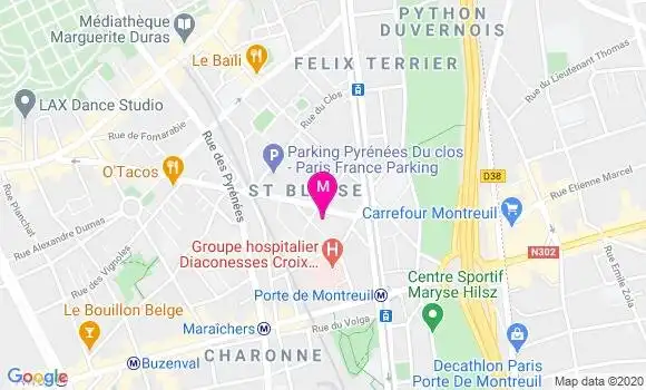 Localisation Dr Alexandrine Di Pumpo