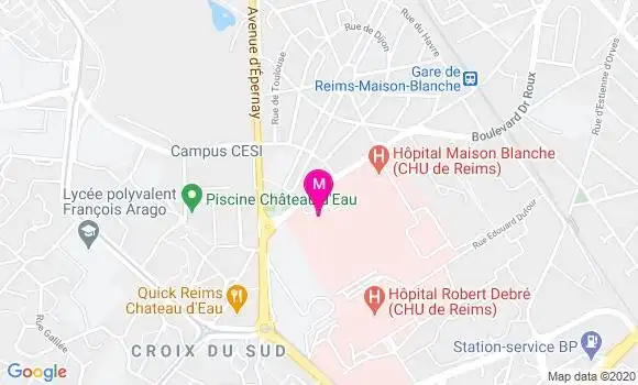 Localisation Dr Mathilde Viprey