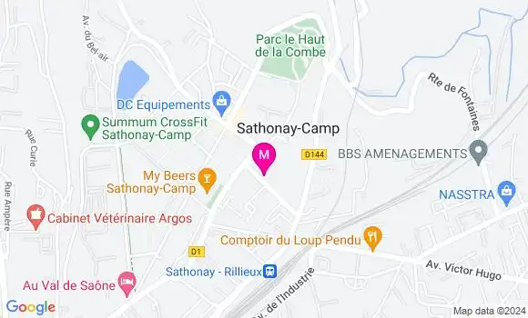 Localisation Dr Amandine Guillon