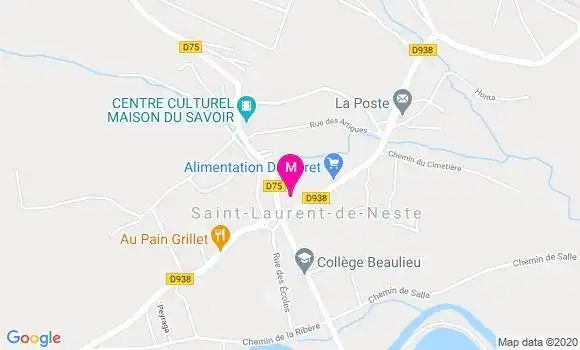 Localisation Dr Pascaline Doury