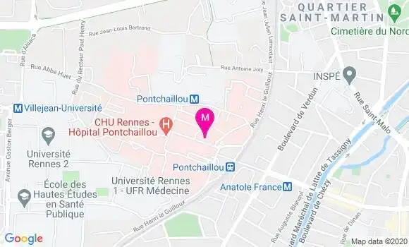 Localisation Dr Jean Marie Bertho
