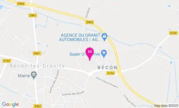 Localisation Dr Mailys Popoff