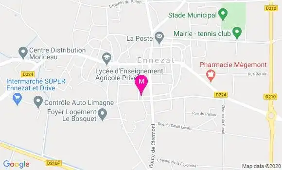 Localisation Dr Geraldine Aubry