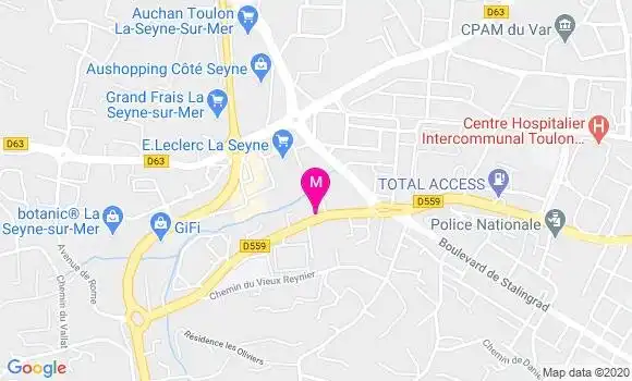 Localisation Dr Julie Caternet