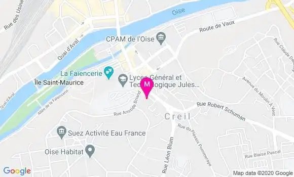 Localisation Dr Catherine Le Gac