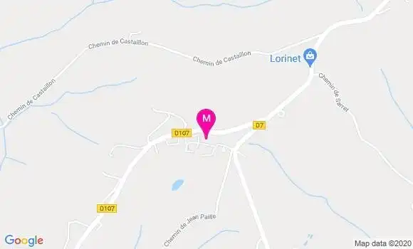 Localisation Dr Mathilde Lemiere