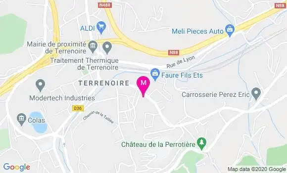 Localisation Dr Teresa Neto