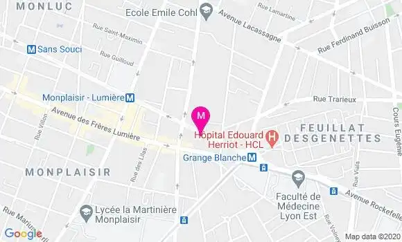 Localisation Dr Jean Damien Combes