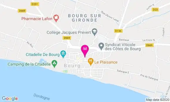 Localisation Dr Marie Comby