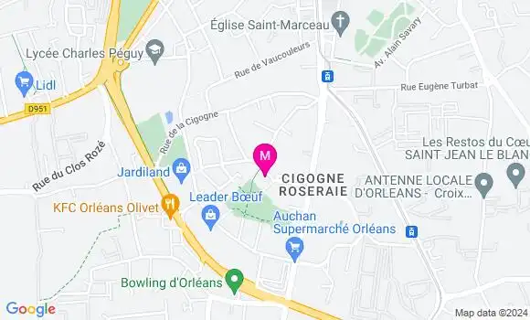 Localisation Dr Luc Oudelet