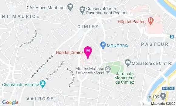 Localisation Dr Anthony Mauclere