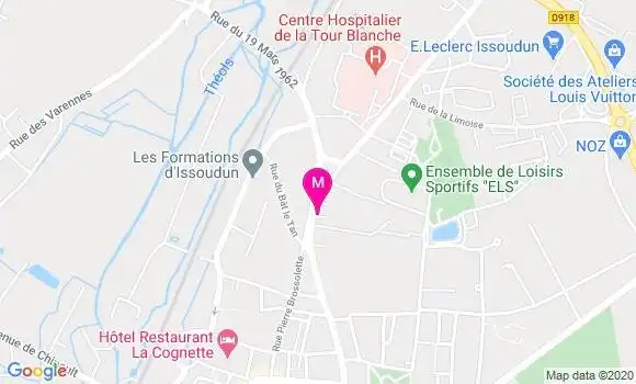 Localisation Dr Ahmed Zaoui