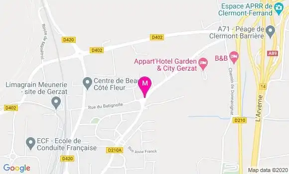 Localisation Dr Isabelle Lagrange