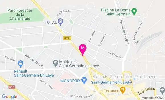 Localisation Dr Thierry Saint Marc