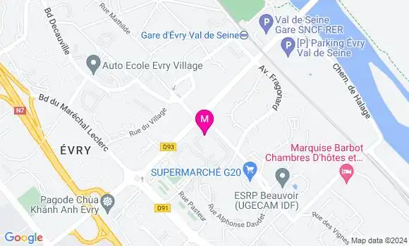 Localisation Dr Guy Norbert Fany