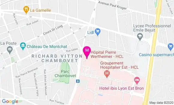 Localisation Dr Emile Simon