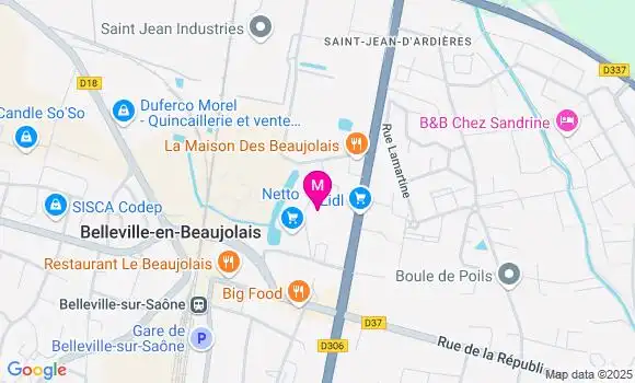 Localisation Dr Mathilde Fournier