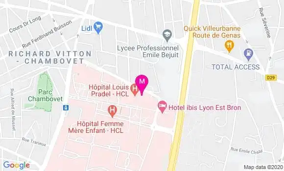 Localisation Dr Laurent Chardonnal