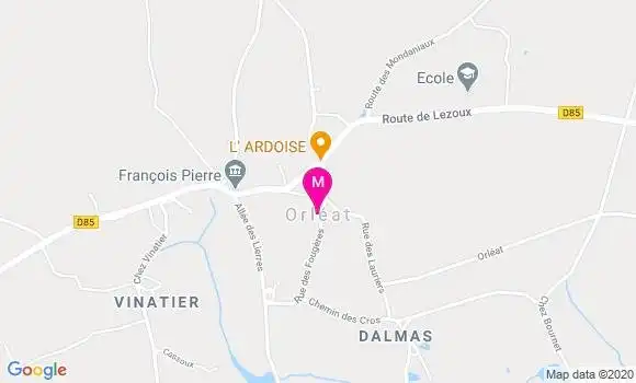 Localisation Dr Marine Rousseaux Dury