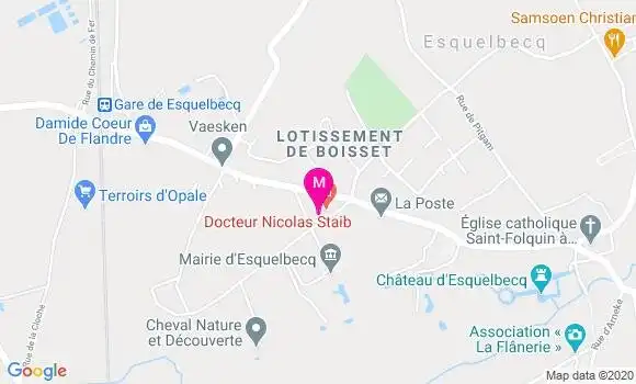 Localisation Dr Alexandre Carton