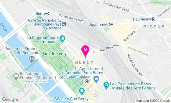 Localisation Dr Marie Courvoisier Bertrand