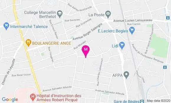 Localisation Dr Matthieu Deborde