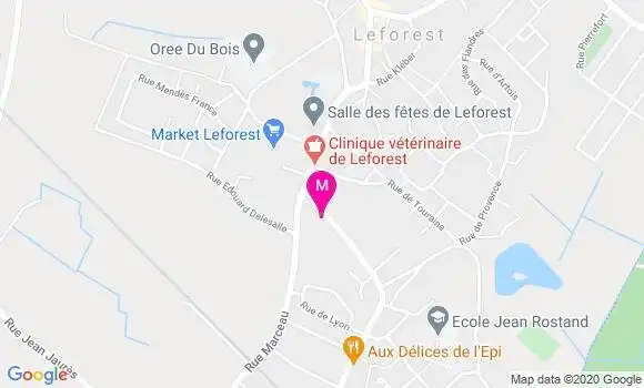 Localisation Dr Emilie Lerouge