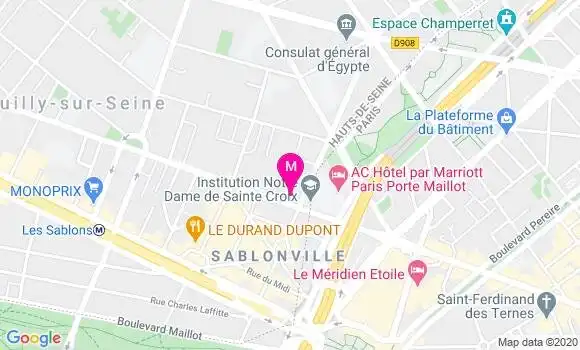 Localisation Dr Valerie Koubi