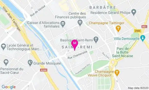 Localisation Dr Pierre Toupance