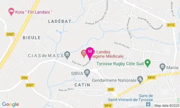 Localisation Dr Isabelle Casamayor Mongay