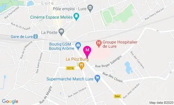 Localisation Dr Barbara Bugnot