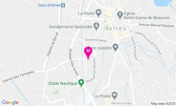 Localisation Dr Isabelle Menuguie
