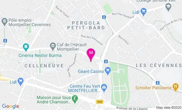 Localisation Dr Nathalie Ravi Flandin