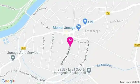 Localisation Dr Nathalie Berger