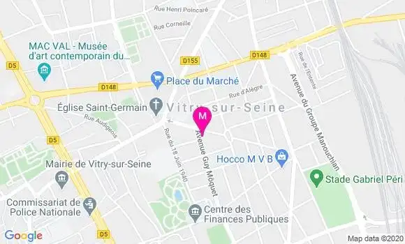 Localisation Dr Audrey Rolland