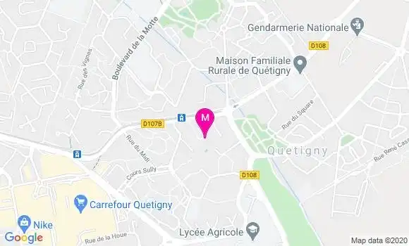 Localisation Dr Paul Terraux