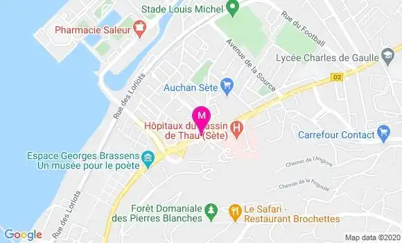 Localisation Dr Catherine Lamoulie