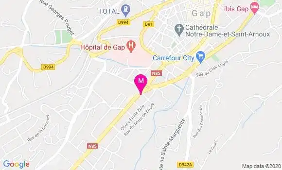 Localisation Dr Audrey Boudes