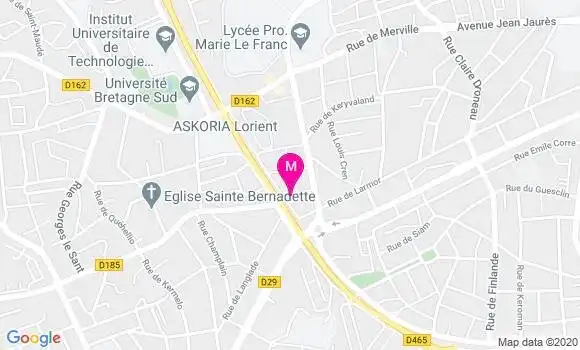 Localisation Dr Manon Le Dizes