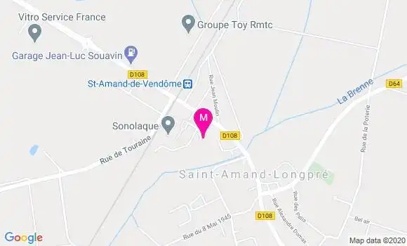 Localisation Dr Mathilde Mialanne