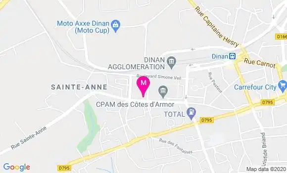Localisation Dr Charlotte Quandalle