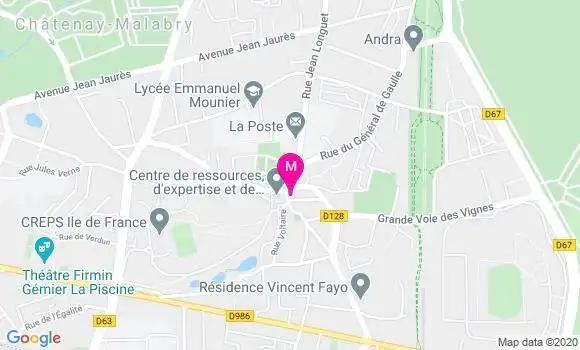 Localisation Dr Isabelle Deleant