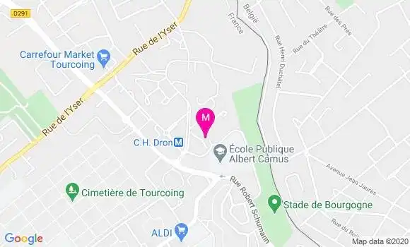 Localisation Dr Pascaline Jumeaux Delaporte